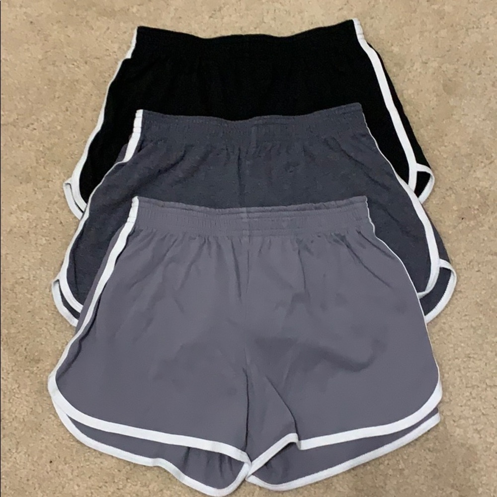 Pack of 3 Girls Soffe Dolphin-Hem shorts